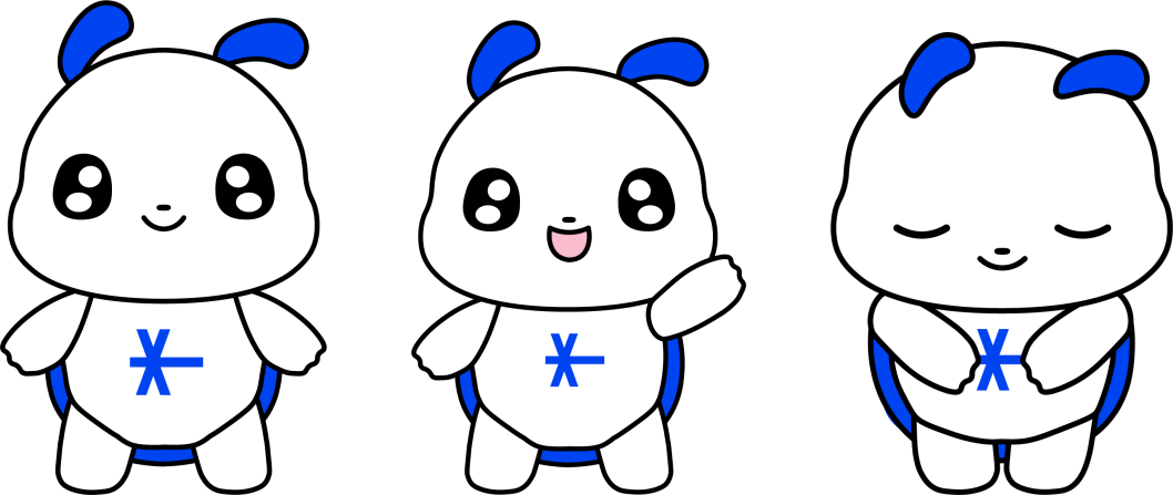 경상북도 청년센터 마스코트 겸부기의 기본·인사·감사 동작